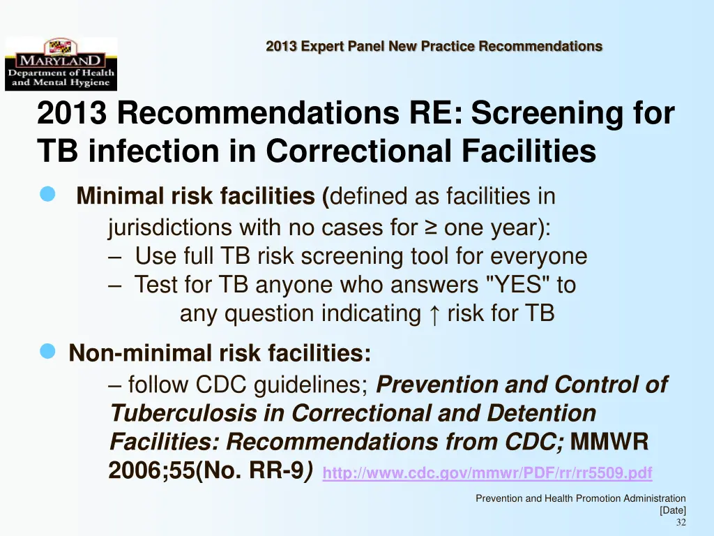 2013 expert panel new practice recommendations 30