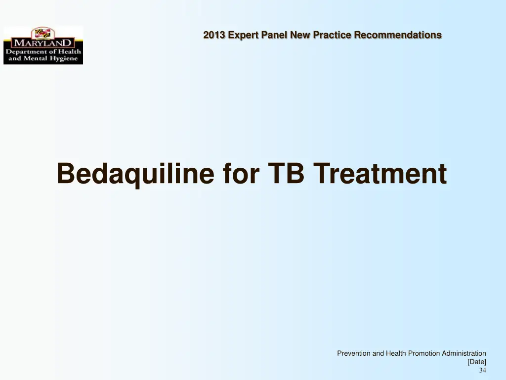 2013 expert panel new practice recommendations 32