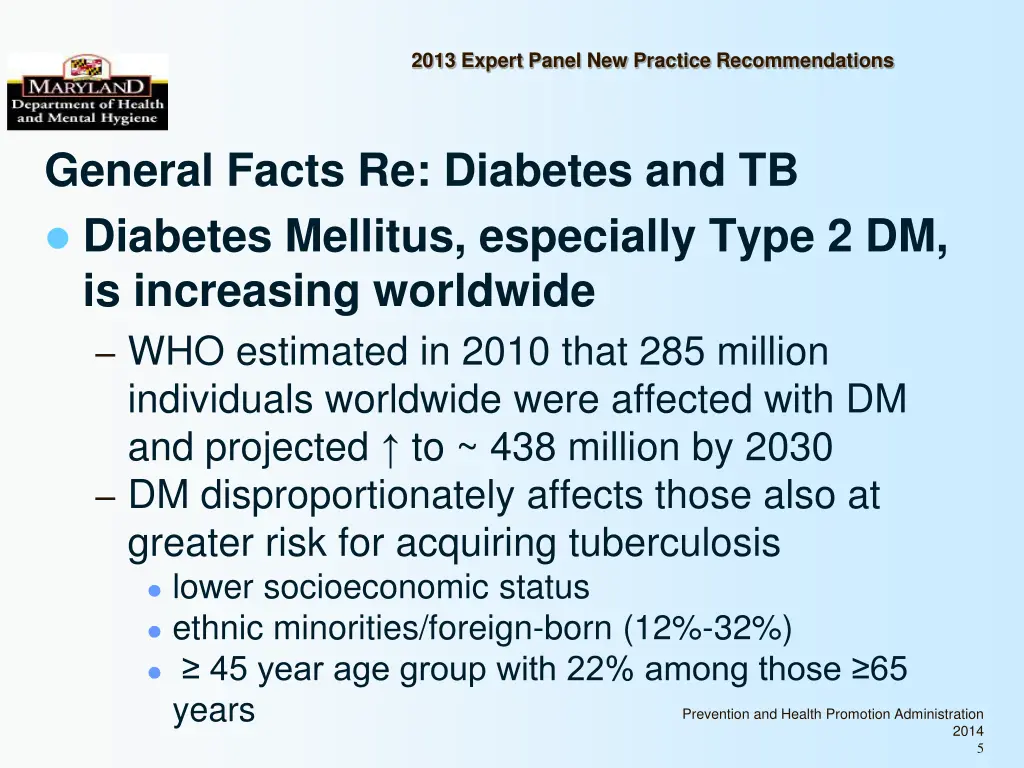 2013 expert panel new practice recommendations 4