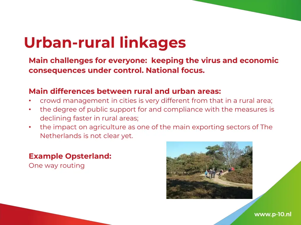 urban rural linkages