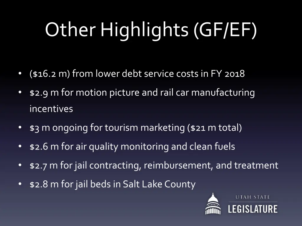 other highlights gf ef