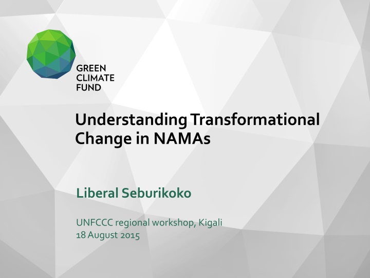 understanding transformational change in namas