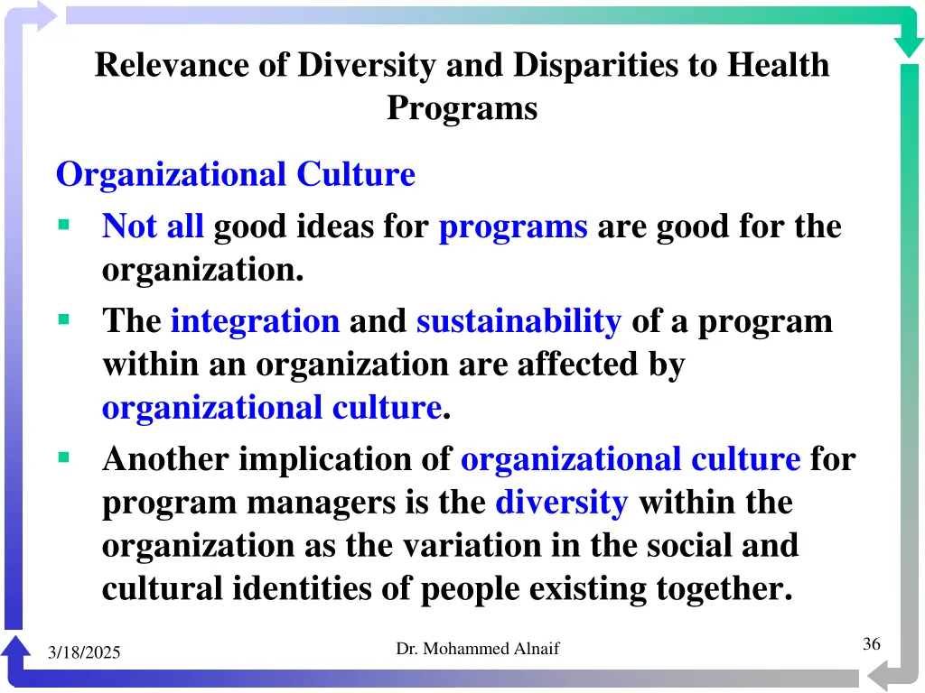 relevance of diversity and disparities to health 33