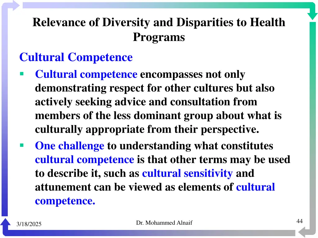 relevance of diversity and disparities to health 40