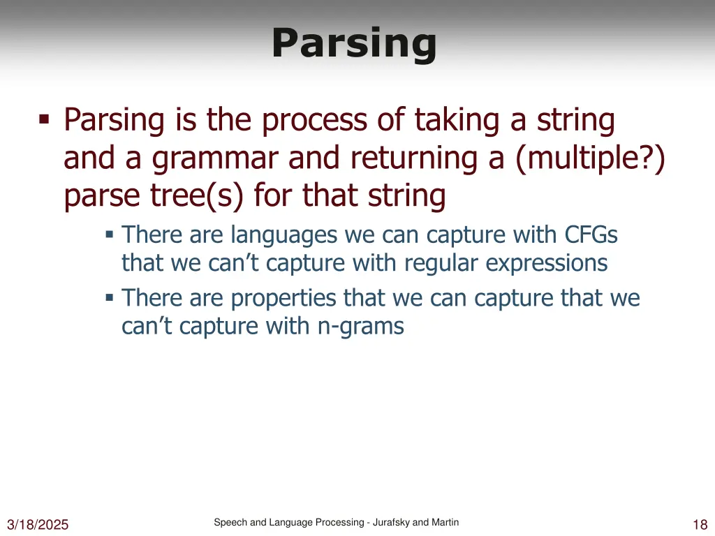 parsing