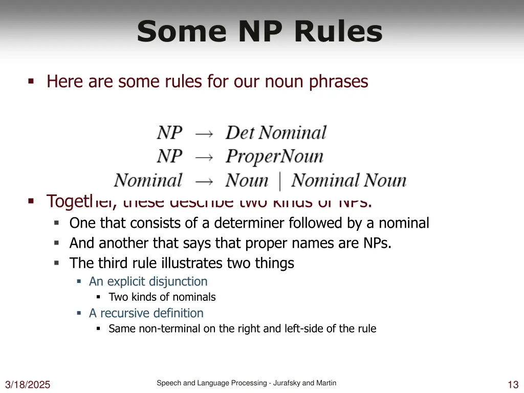 some np rules
