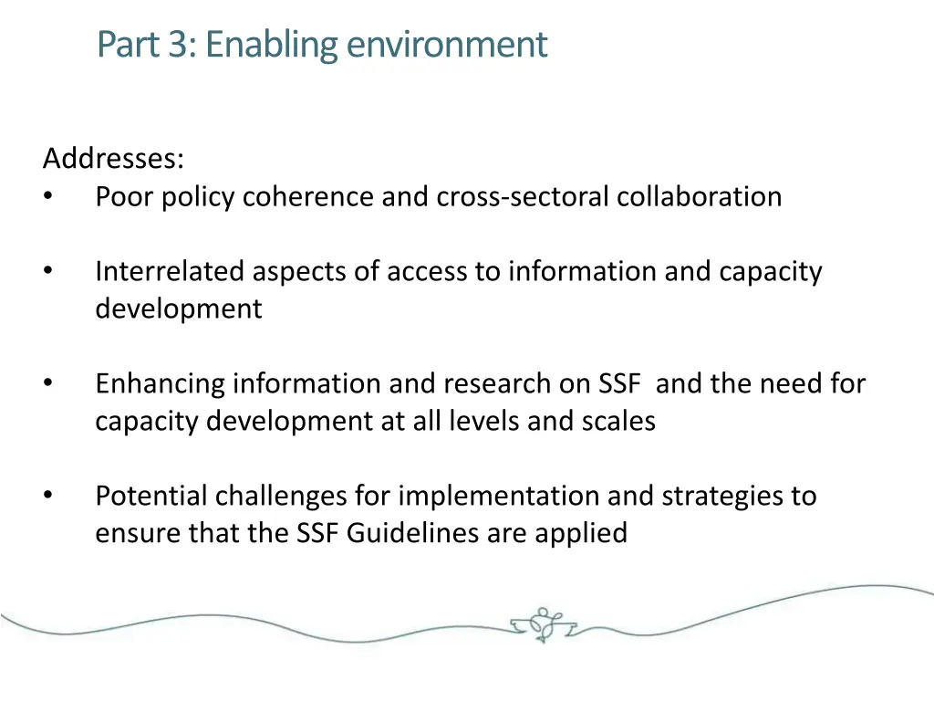 part 3 enabling environment