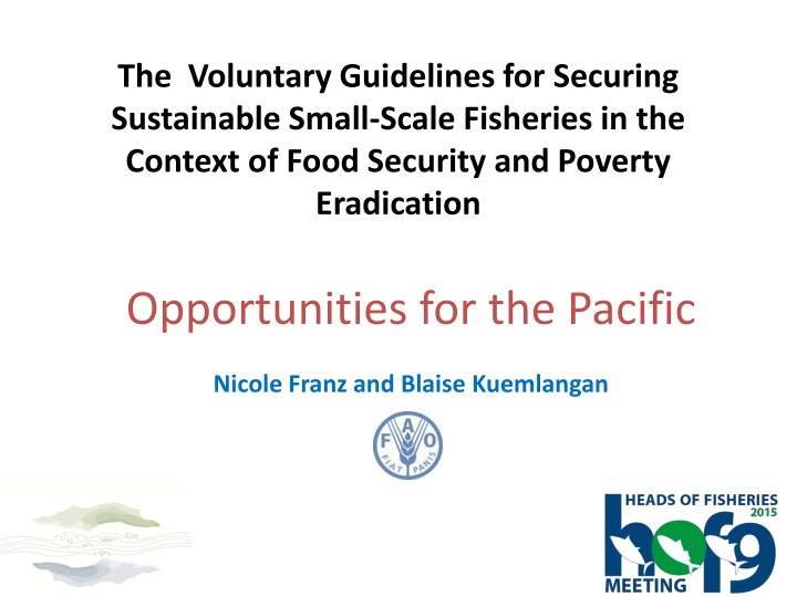 the voluntary guidelines for securing sustainable
