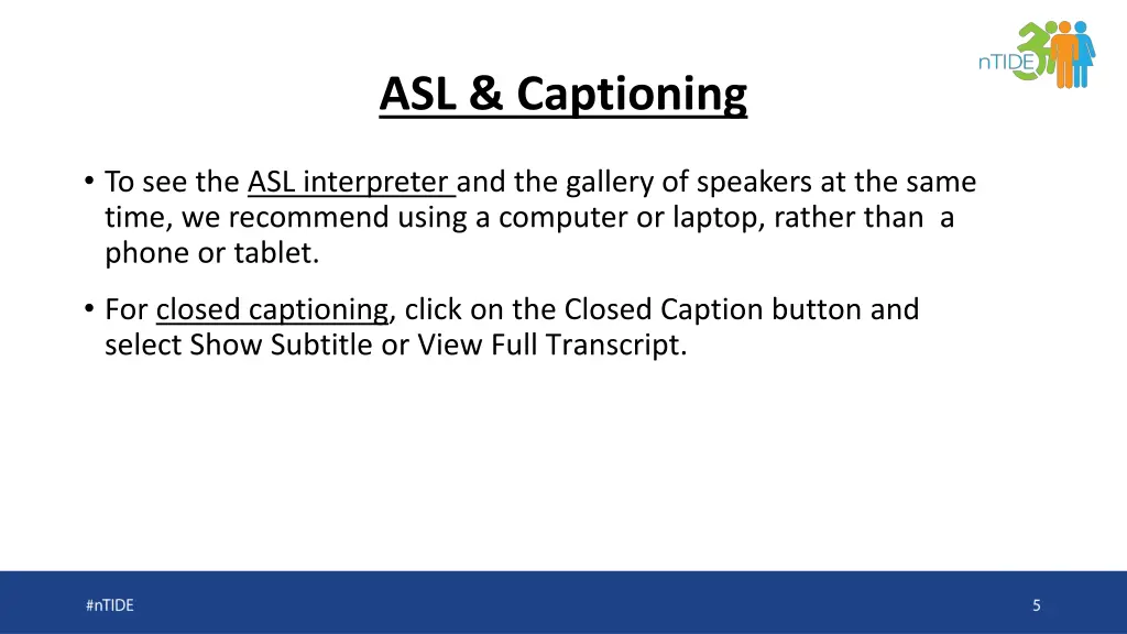 asl captioning