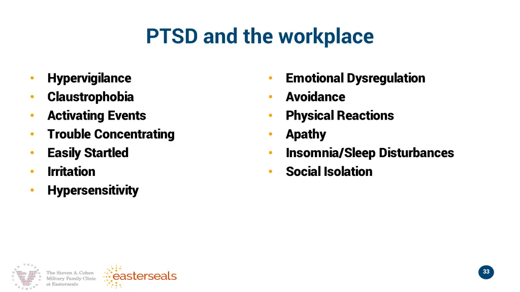 ptsd and the workplace
