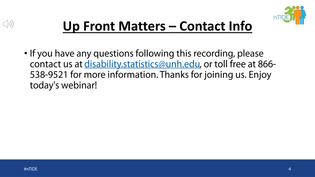 up front matters contact info