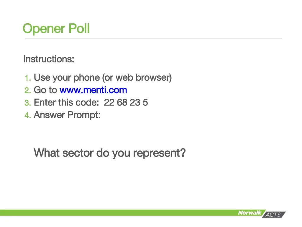 opener poll opener poll