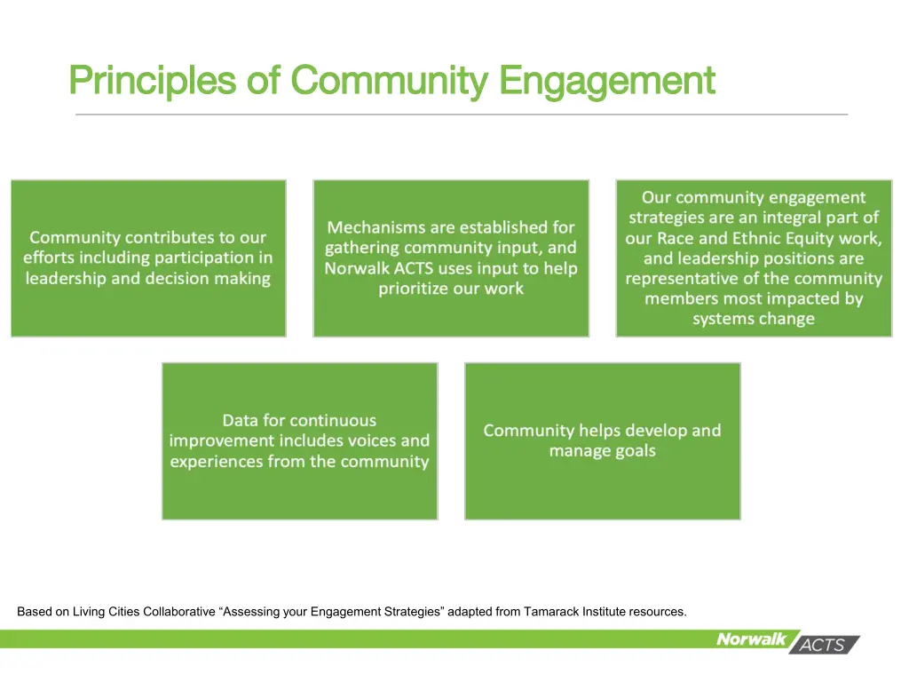 principles of community engagement principles