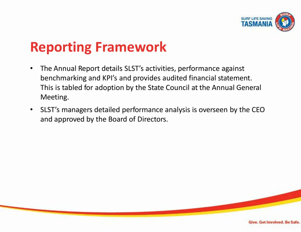 reporting framework