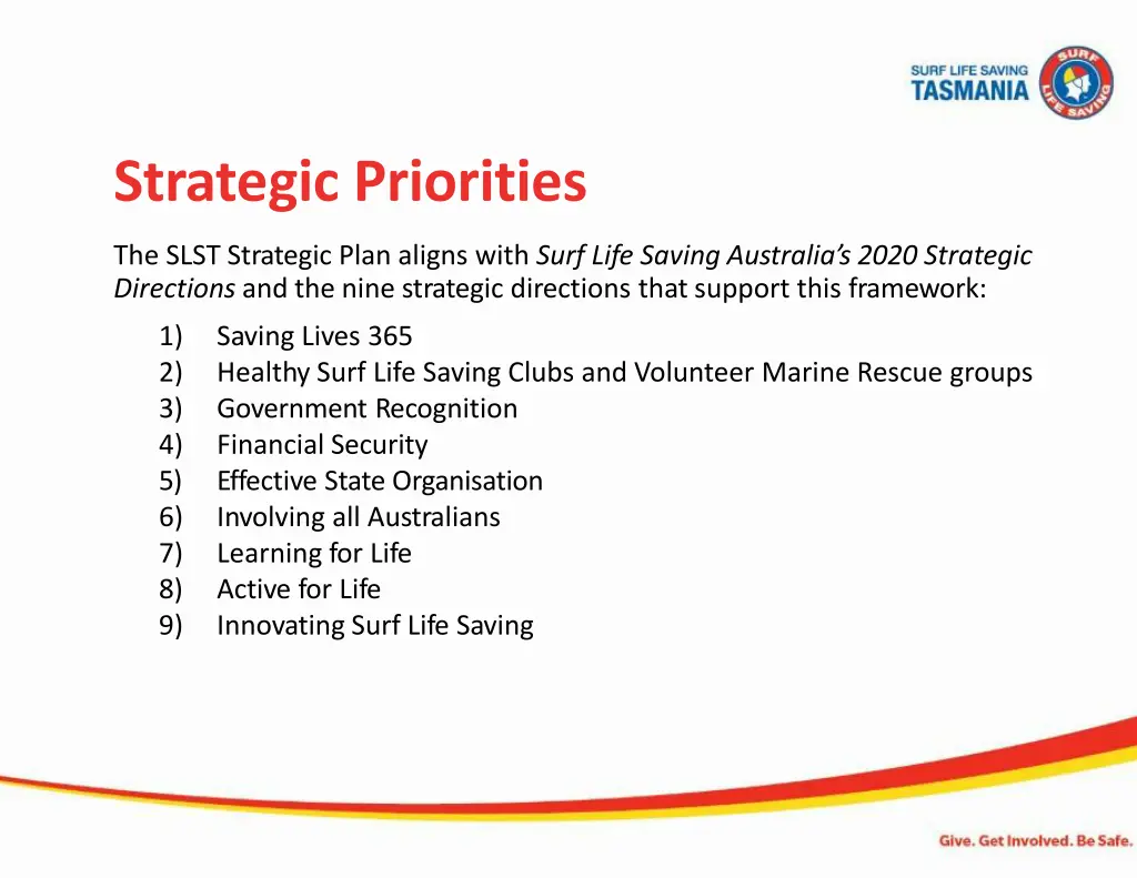 strategic priorities
