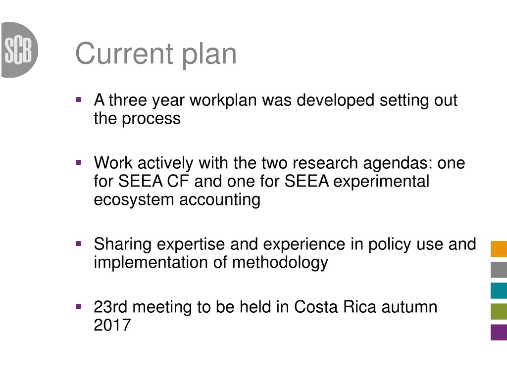 current plan