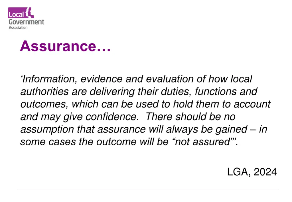 assurance