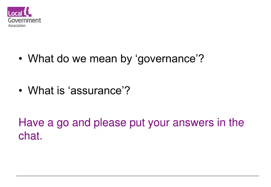 what do we mean by governance