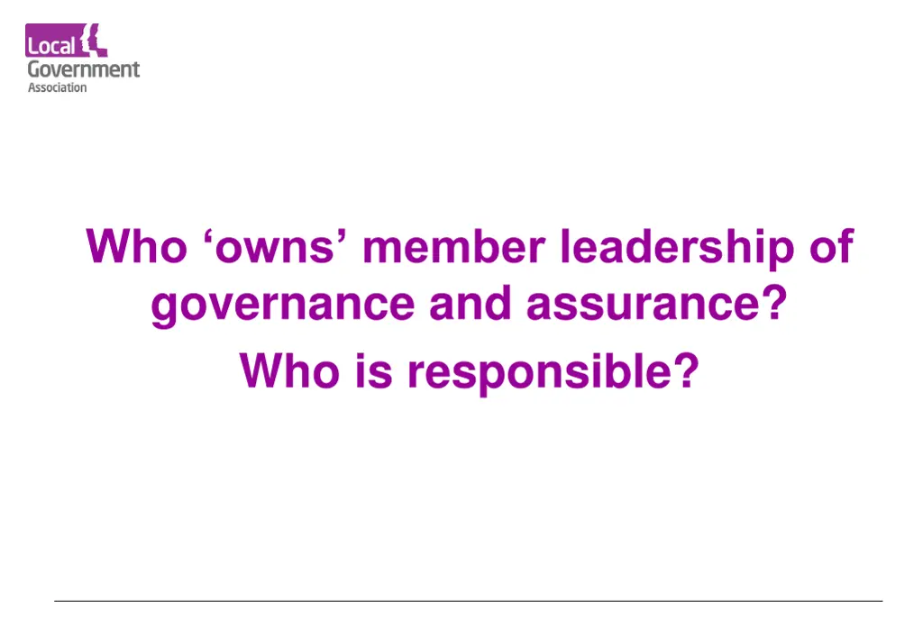 who owns member leadership of governance