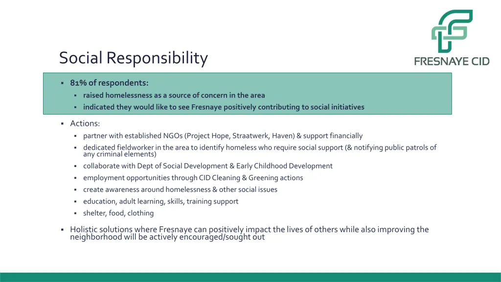 social responsibility