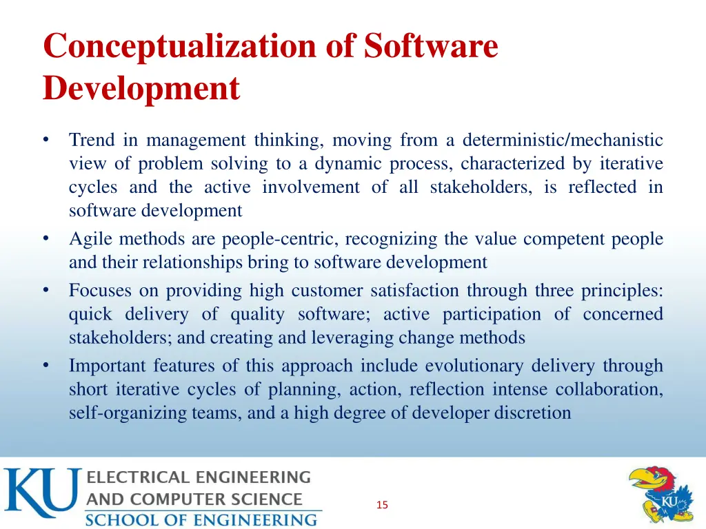 conceptualization of software development