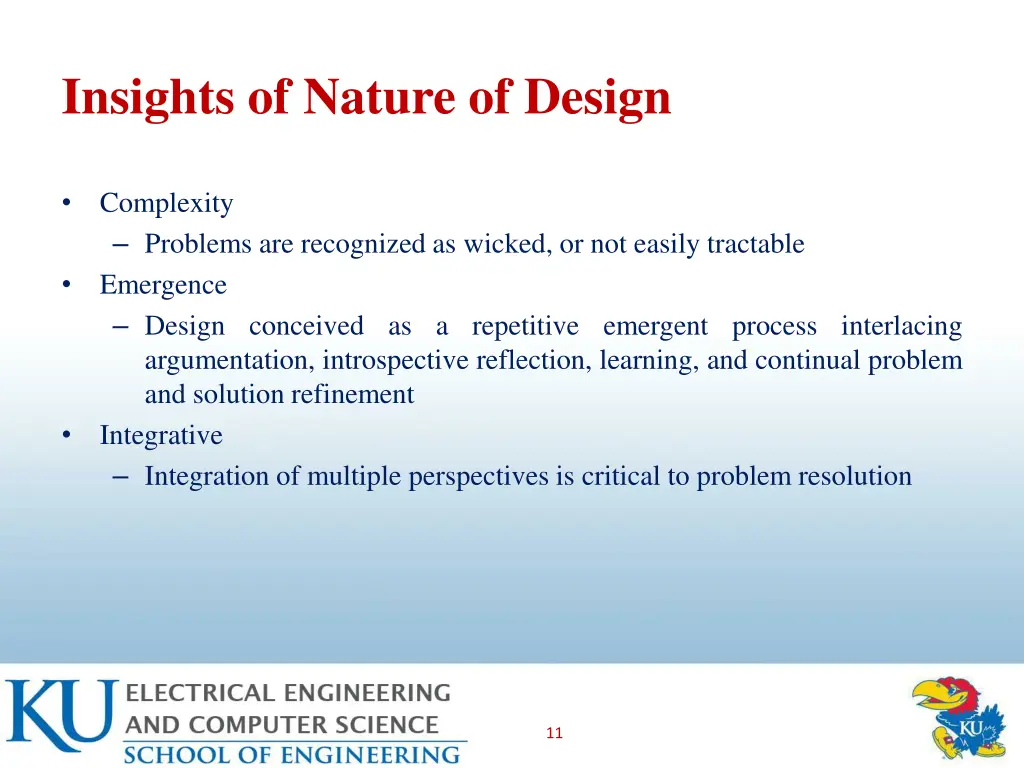 insights of nature of design
