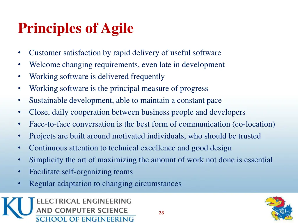 principles of agile