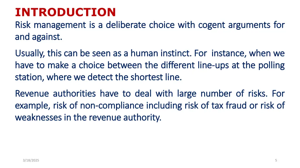 introduction risk risk management management 1