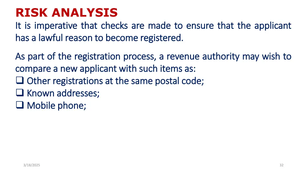 risk analysis it it is is imperative imperative