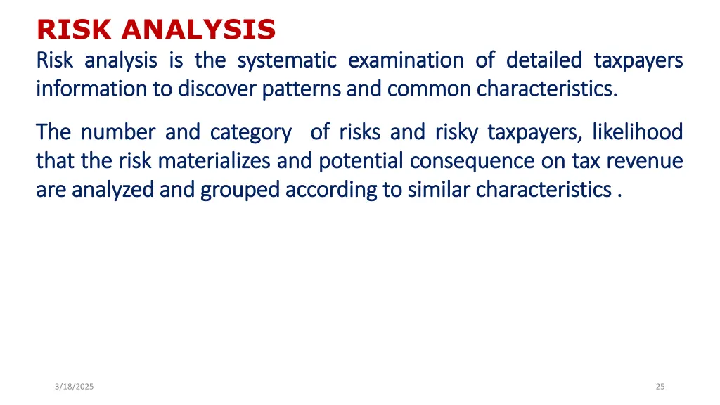 risk analysis risk risk analysis analysis