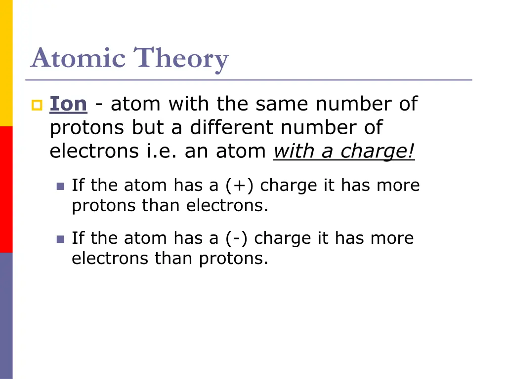 atomic theory 1