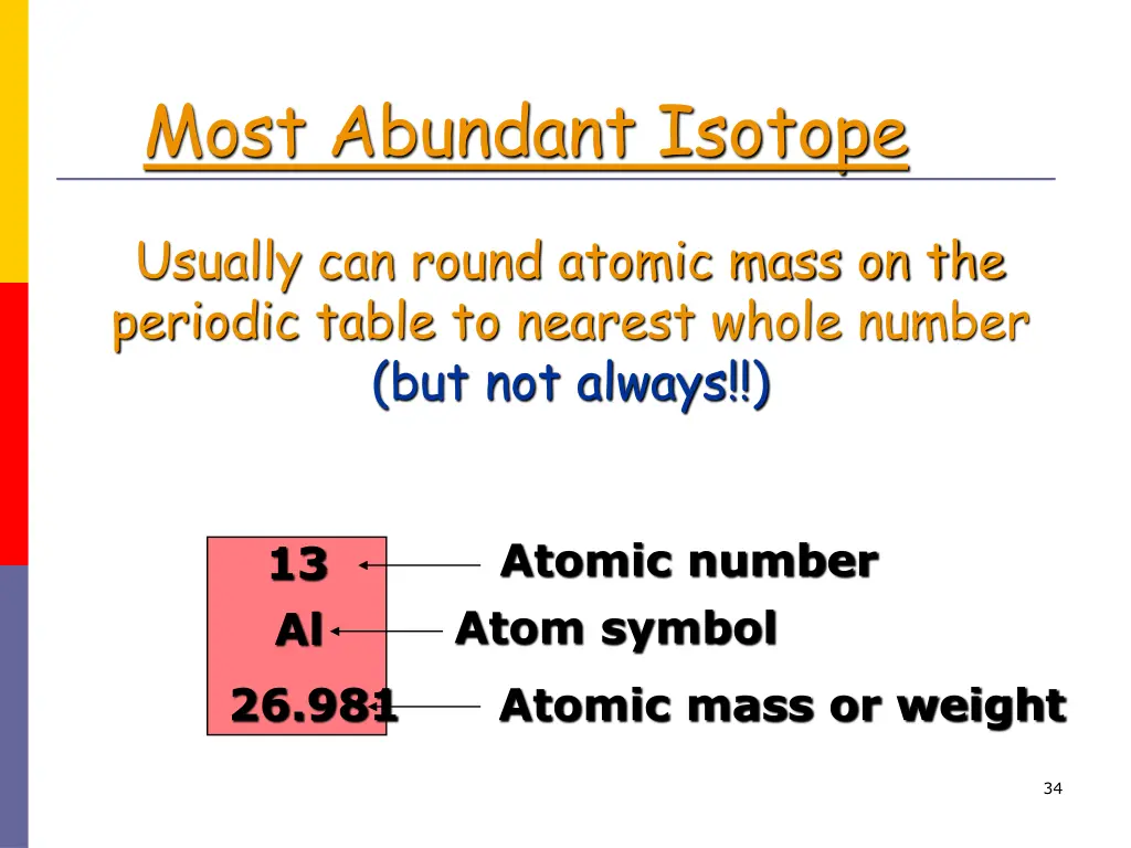 most abundant isotope