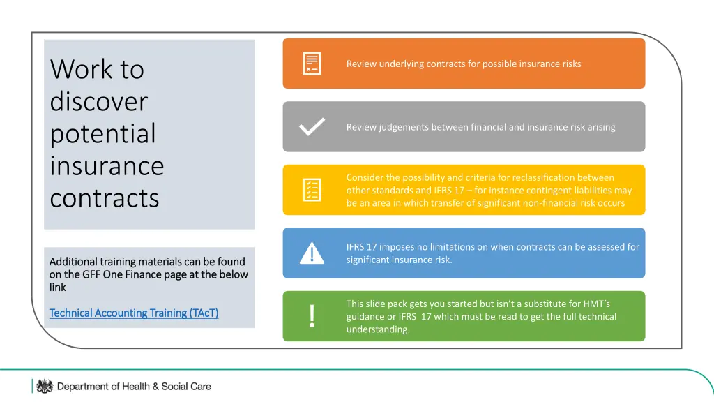 work to discover potential insurance contracts