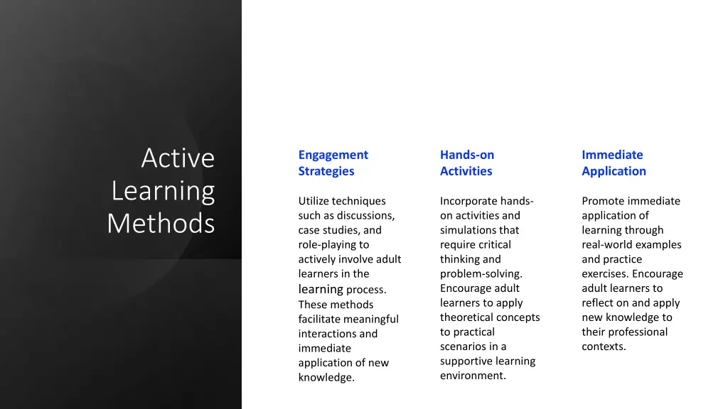active learning methods