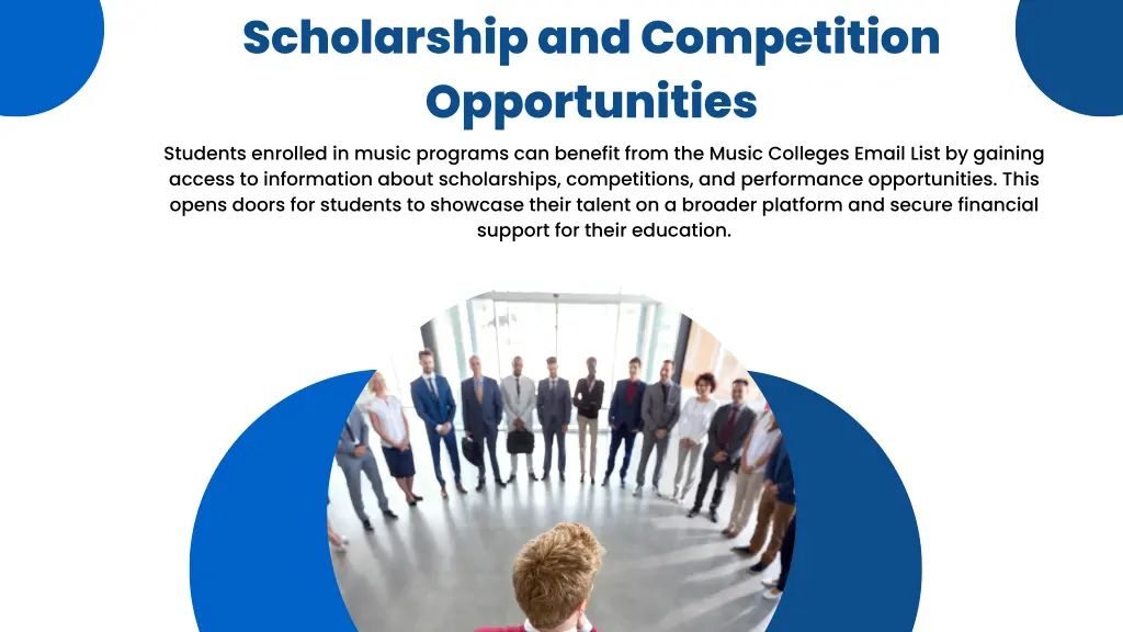 scholarship and competition opportunities