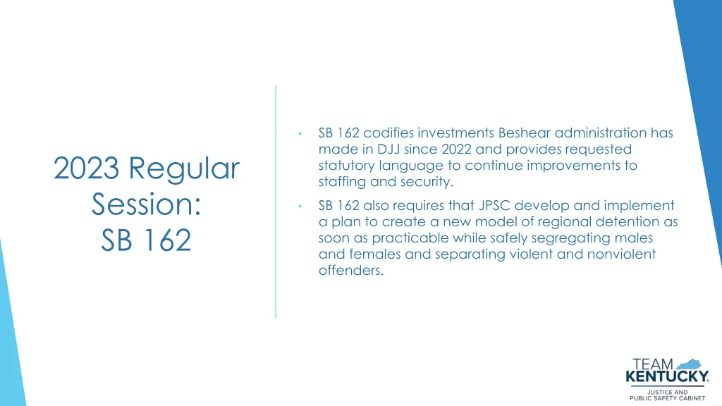 sb 162 codifies investments beshear