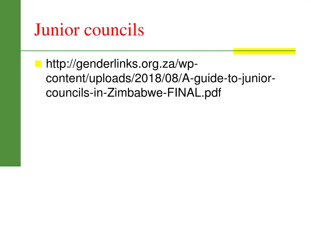 junior councils