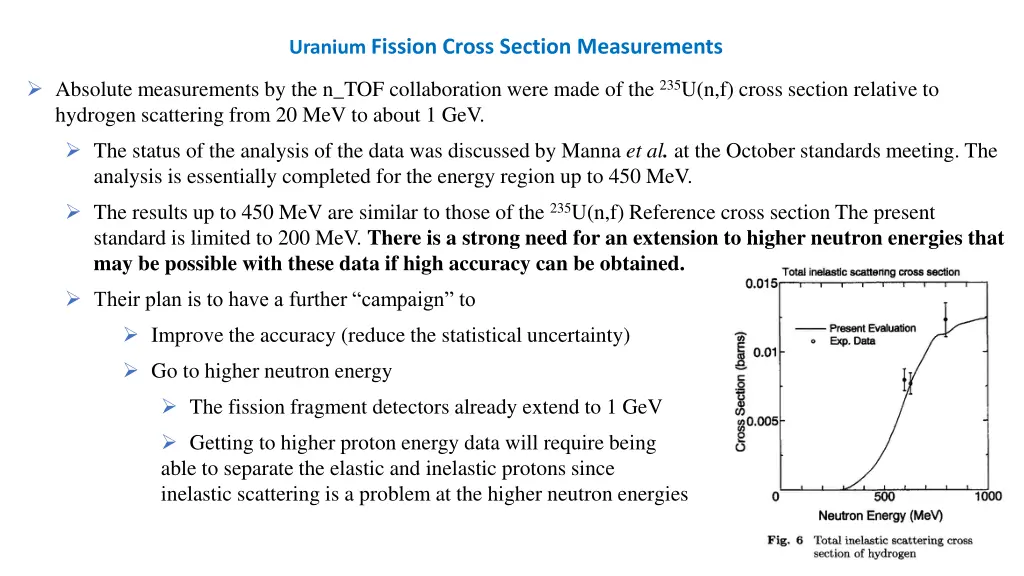 uranium fission cross section measurements