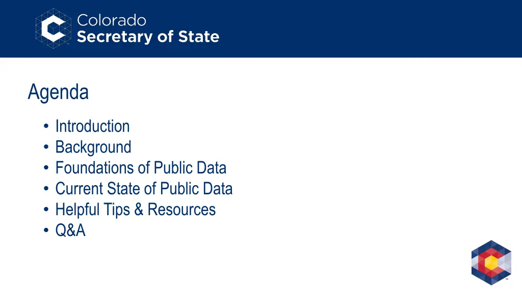 agenda
