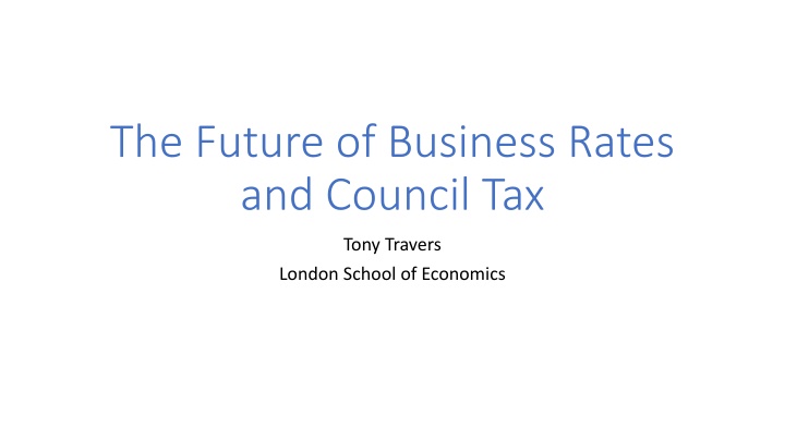 the future of business rates and council tax