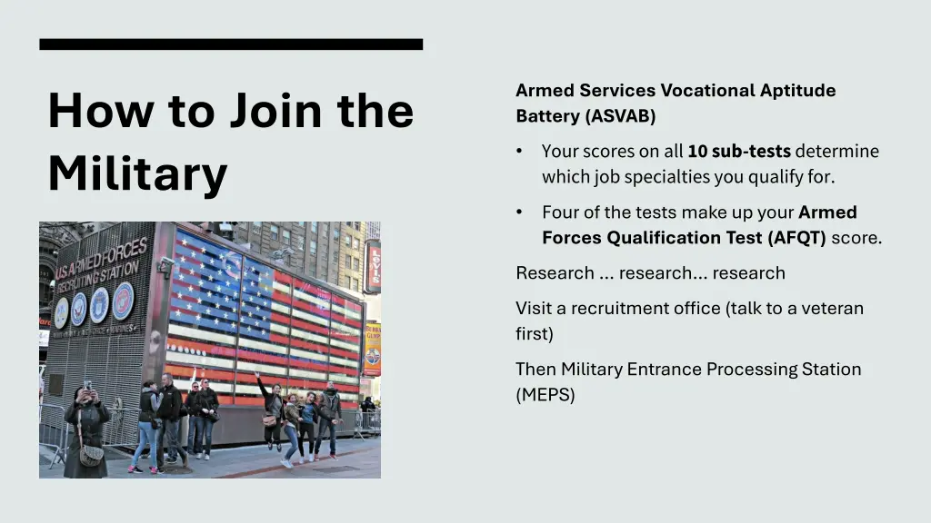 armed services vocational aptitude battery asvab