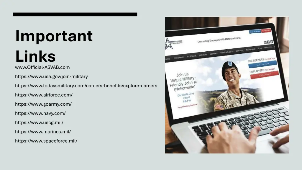 important links www official asvab com