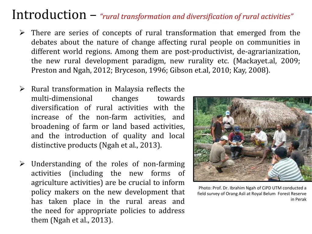 introduction rural transformation
