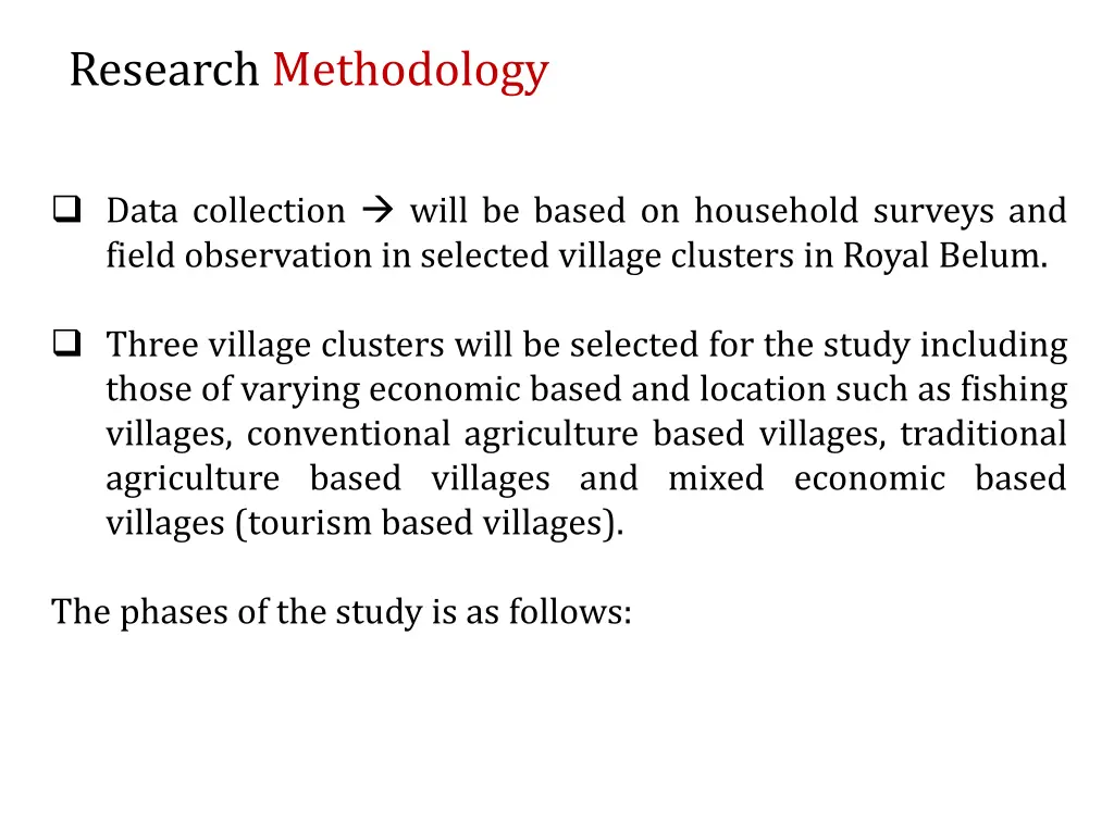 research methodology