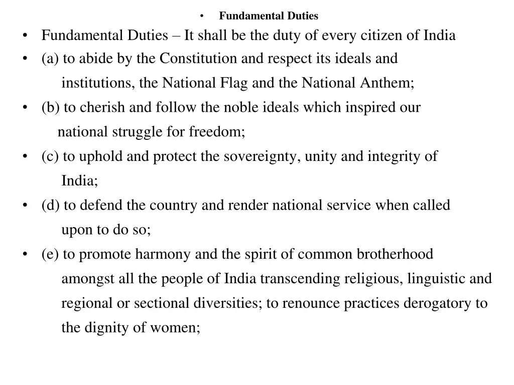 fundamental duties