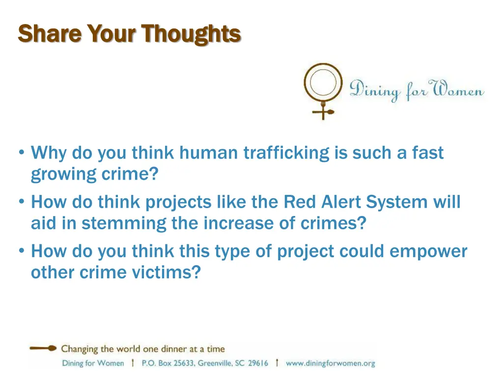 share your thoughts share your thoughts
