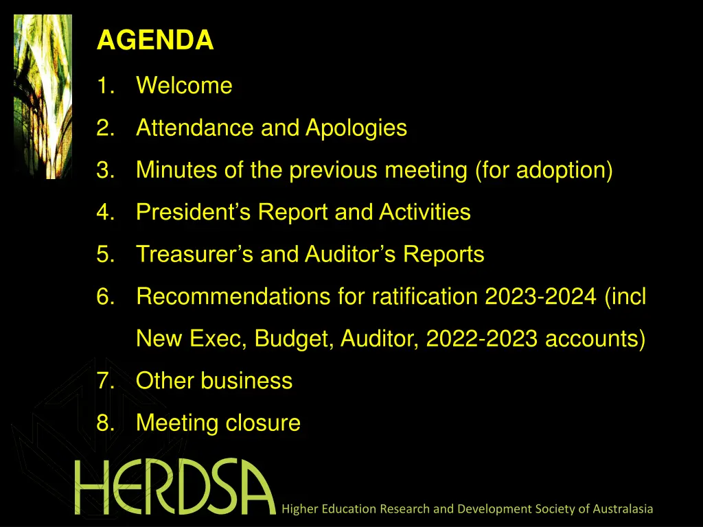 agenda