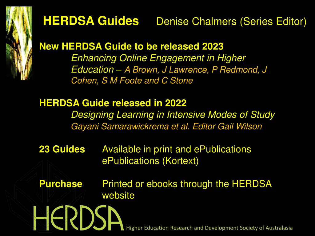herdsa guides denise chalmers series editor