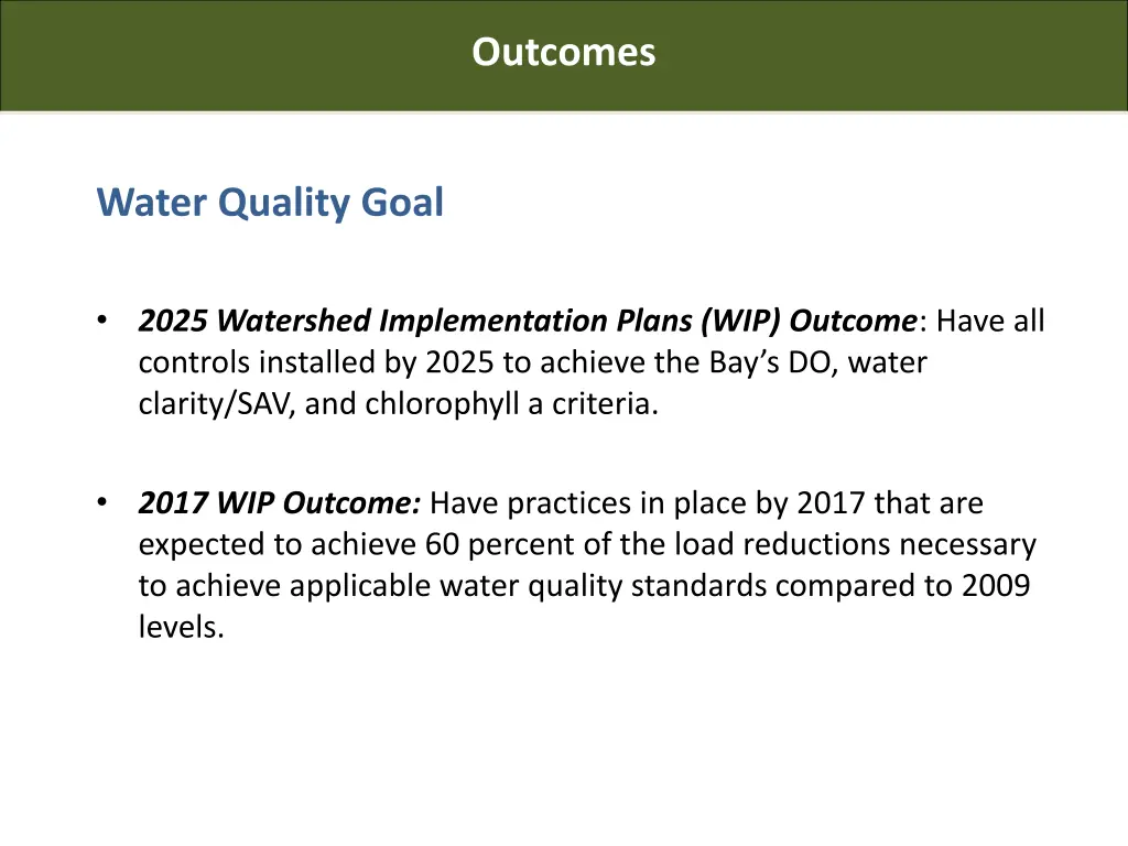 outcomes 4