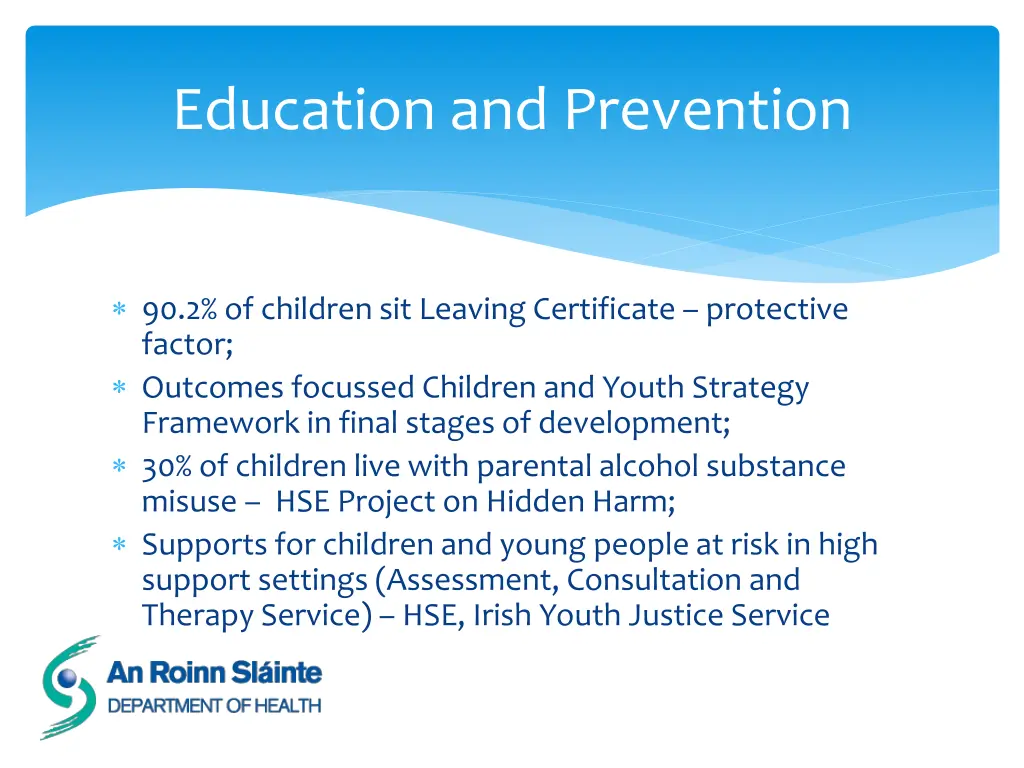 education and prevention